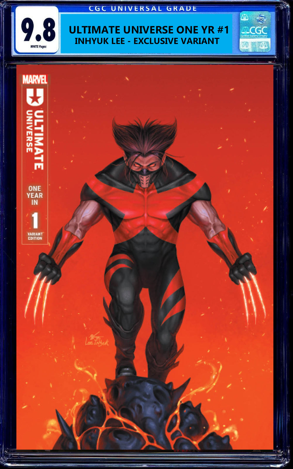 Ultimate Universe One Year In #1 InHyuk Lee Homage Wolverine Amazing Spider-man Miles Morales Venom Virgin Variant DC Comics Marvel Comics X-Men Batman Joker East Side Comics Virgin Exclusive cgc signed ss comics