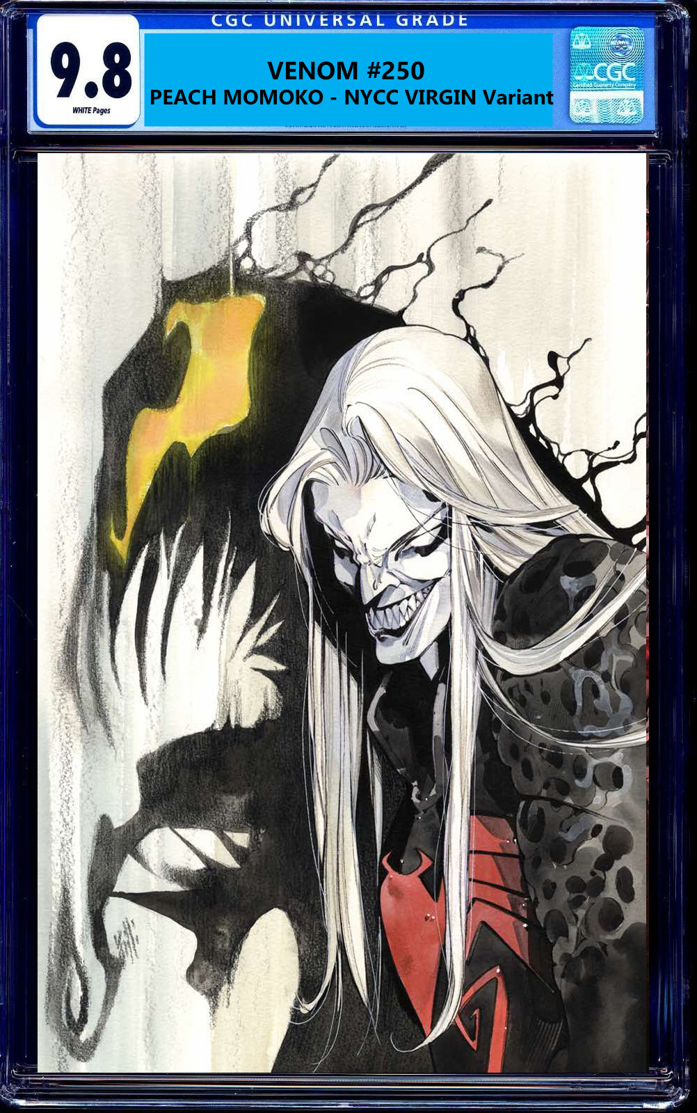 Venom #250 Peach Momoko Venom Amazing Spider-man X-Men Catwoman Deadpool Spider-man Miles Morales Venom Virgin Variant DC Comics Marvel Comics X-Men Batman Joker East Side Comics Virgin Exclusive cgc signed ss comics