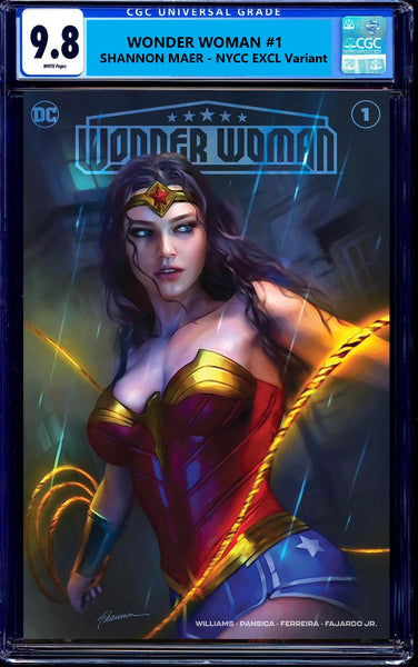 WONDER WOMAN #1 SHANNON MAER NYCC EXCL VARIANT & CGC 9.8 OPTIONS