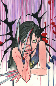 X-MEN BLOOD HUNT: LAURA KINNEY WOLVERINE  #1 PEACH MOMOKO EXCL "VIRGIN" VARIANT LE TO 600