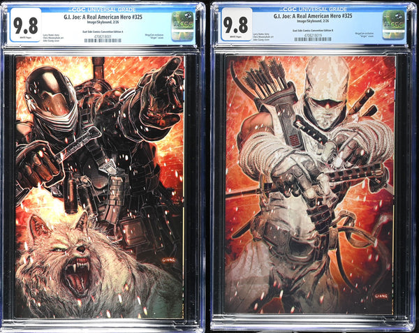 G.I. JOE #325 CGC 9.8 JOHN GIANG MEGACON 2026 EXCL SNAKE-EYES & STORM SHADOW VARIANT OPTIONS