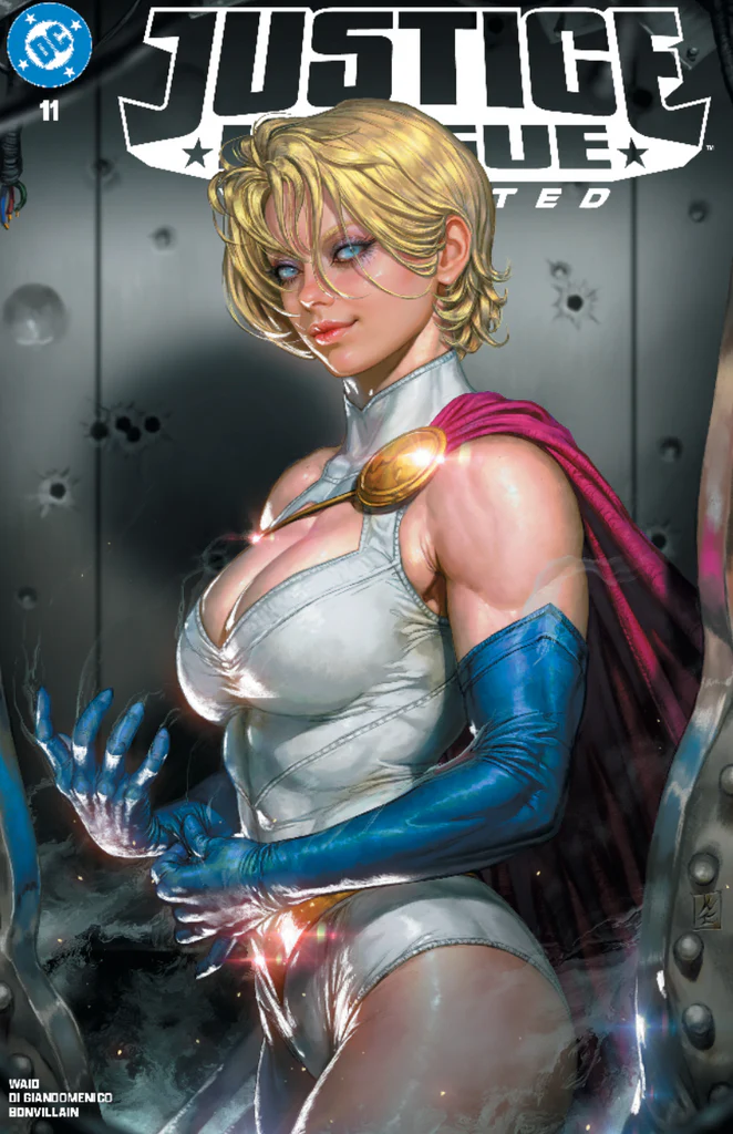 JUSTICE LEAGUE UNLIMITED #1 KYUYONG EOM POWER GIRL NYCC EXCL VARIANT LTD TO 1000