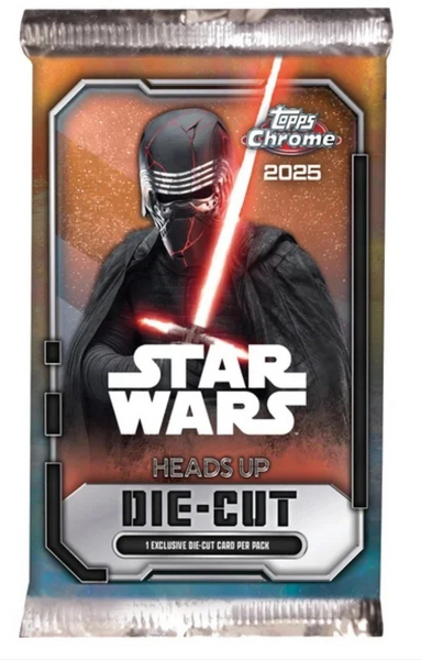 2025 TOPPS STAR WARS CHROME SUPERBOX COSTCO EXCLUSIVE TRADING CARDS (75-CARDS)