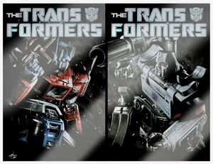 TRANSFORMERS 40th ANNIVERSARY #1 NYCC 2024 EXCL GABRIELLE DELL OTTO OPTIMUS & MEGTRON "FOIL" VARIANT OPTIONS