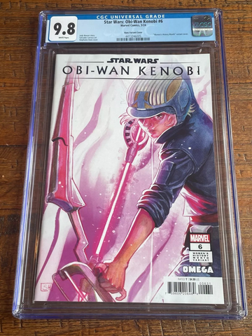 STAR WARS OBI-WAN KENOBI #6 CGC 9.8 STEPHANIE HANS OMEGA WOMENS HISTORY VARIANT