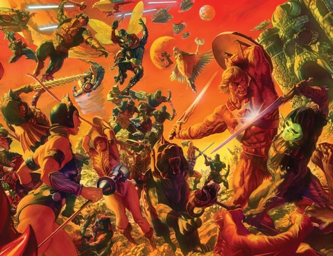 MASTERS OF THE UNIVERSE REVELATION #1 ALEX ROSS EXCL WRAP VARIANT HE-MAN NETFLIX