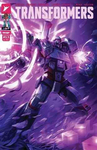 TRANSFORMERS #13 FRANCESCO MATTINA 1:50 RI RETAILER INC "SPOILER" VARIANT G.I. JOE