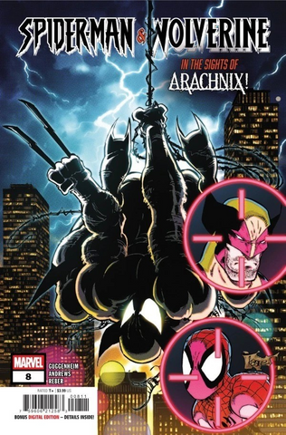 SPIDER-MAN & WOLVERINE #8 COVER-A KAARE ANDREWS VARIANT FIRST ARACHNIX APPEARANCE