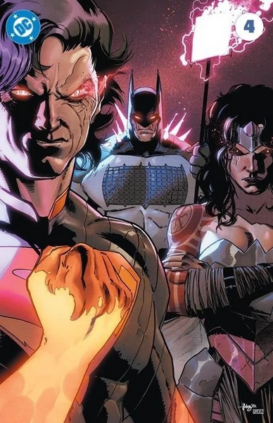 DC KO #4 FERNANDEZ COVER-A ACETATE VARIANT ABSOLUTE BATMAN WONDER WOMAN SUPERMAN