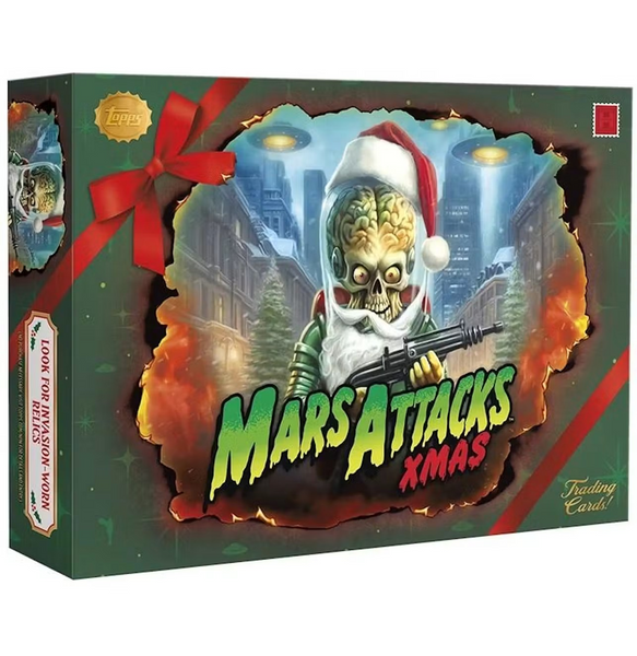 2026 TOPPS MARS ATTACKS CHRISTMAS HOBBY BOX (10-PACKS / 50 TRADING CARDS)