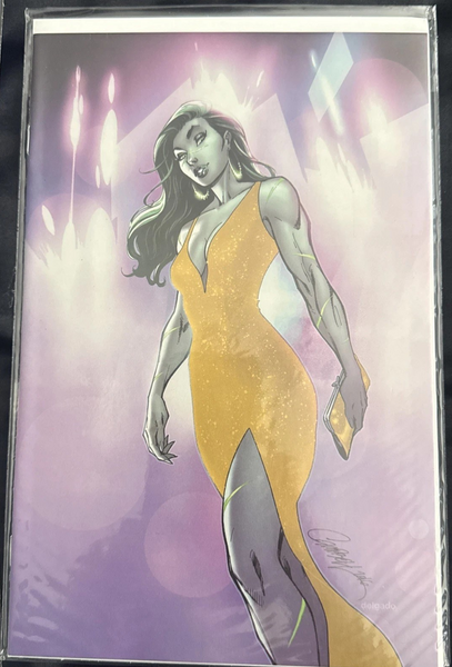 AMAZING SPIDER-MAN #23 / HULK #1 J SCOTT CAMPBELL GOLD CONNECTING VARIANT OPTIONS LTD 500