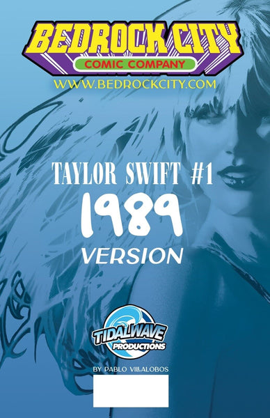 FEMALE FORCE TAYLOR SWIFT #1 VILLALOBOS "1989" BLUE VARIANT-E