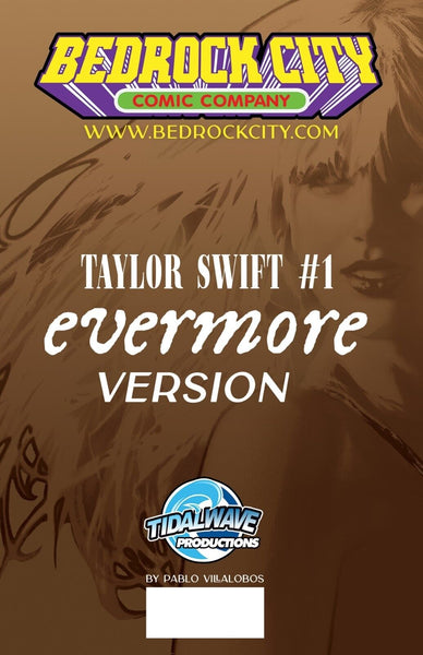 FEMALE FORCE TAYLOR SWIFT #1 VILLALOBOS "EVERMORE" BROWN VARIANT-I