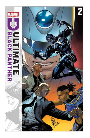 ULTIMATE BLACK PANTHER #2 CASELLI FIRST PRINT COVER-A VARIANT SPIDER-MAN STORM!