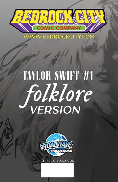 FEMALE FORCE TAYLOR SWIFT #1 VILLALOBOS "FOLKLORE" GREY VARIANT-F