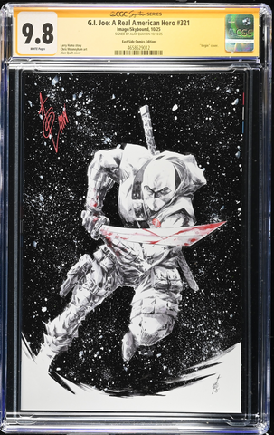 G.I. JOE #321 CGC SS 9.8 ALAN QUAH SIGNED NYCC 2025 EXCL STORM SHADOW VIRGIN VARIANT
