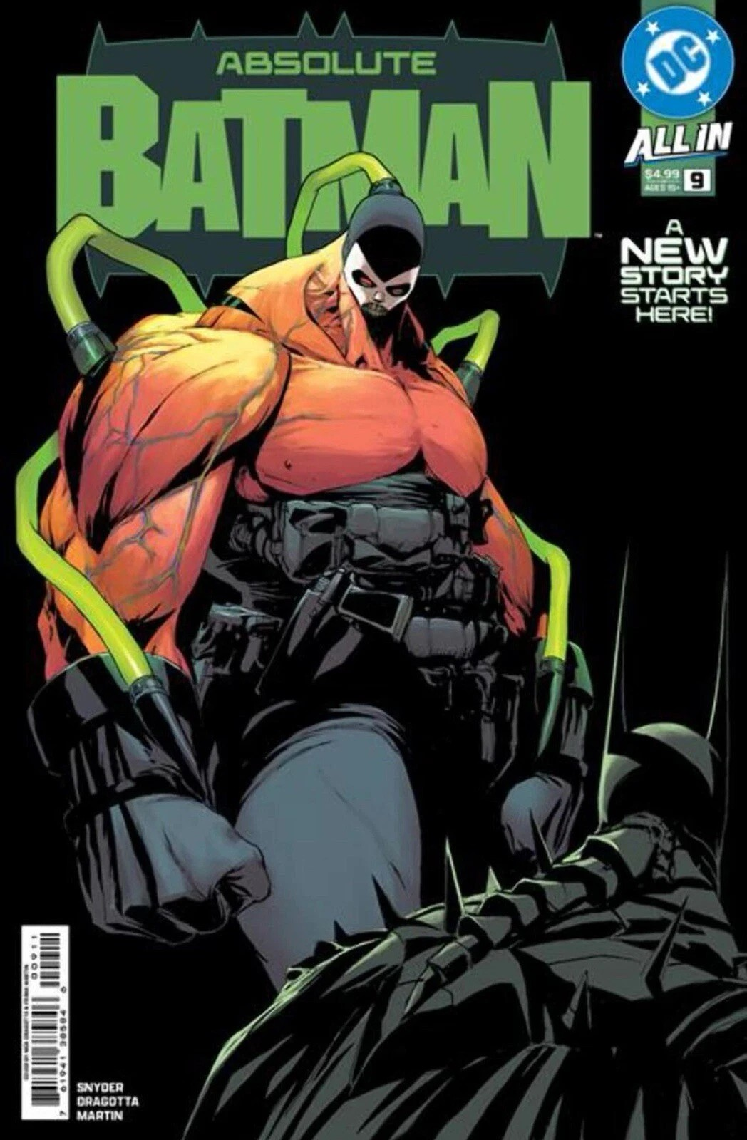 ABSOLUTE BATMAN #9 NICK DRAGOTTA 1st PRINT COVER-A VARIANT SCOTT SNYDER FIRST BANE
