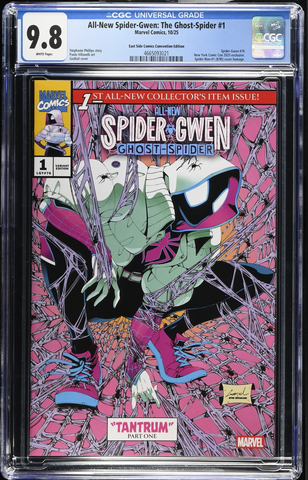 ALL NEW SPIDER-GWEN GHOST SPIDER #1 CGC 9.8 GODTAIL NYCC 2025 EXCL MASKED PINK VARIANT