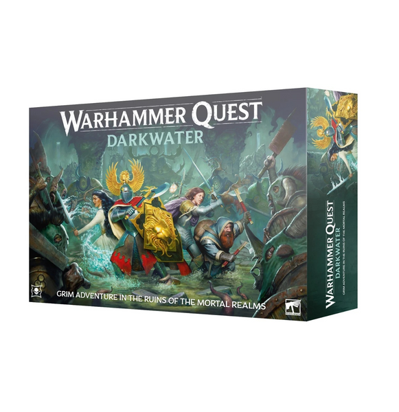 WARHAMMER QUEST DARKWATER AGE OF SIGMAR GAMES WORKSHOP NEW SEALED W/ FIGURES