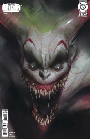 Absolute Batman #15 Godtail Joker Jock Ben Oliver Catwoman Harley Quinn Foil Joker Wolverine Deadpool Virgin Variant DC Comics Marvel Comics Spider-man X-Men Batman Joker East Side Comics Virgin Exclusive