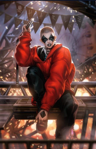 Absolute Batman #14 Ben Oliver Catwoman Harley Quinn Foil Joker Wolverine Deadpool Virgin Variant DC Comics Marvel Comics Spider-man X-Men Batman Joker East Side Comics Virgin Exclusive