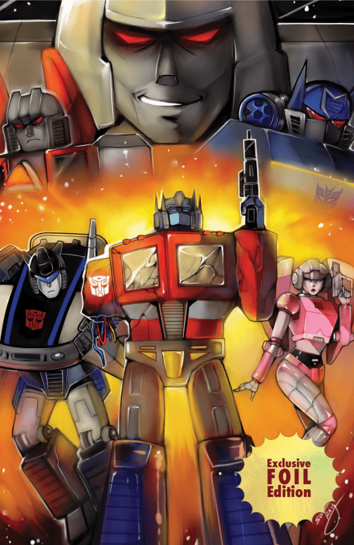 TRANSFORMERS #24 SUKESHA RAY EXCL FOIL VIRGIN VARIANT G.I. JOE ROBERT KIRKMAN