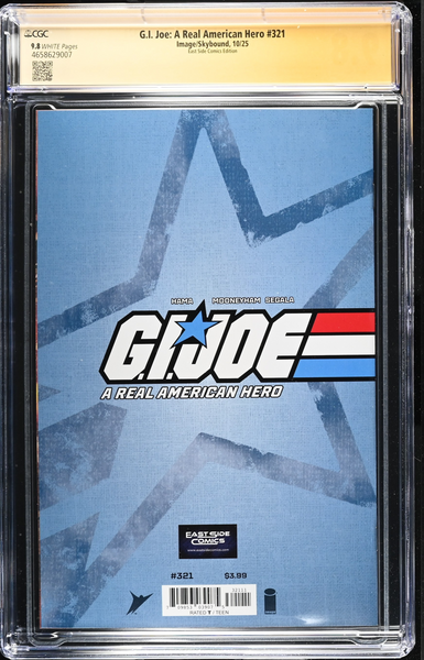 G.I. JOE #321 CGC SS 9.8 ALAN QUAH REMARK SIGNED NYCC 2025 EXCL STORM SHADOW VIRGIN VARIANT