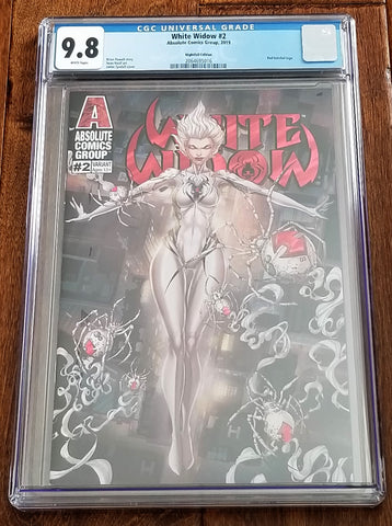 White Widow 2 Absolute Comics East Side Comics Eastside Jamie Tyndall Nightfall Red Holofoil Variant Cover Exclusive