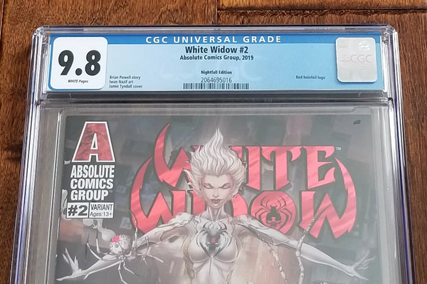 White Widow 2 Absolute Comics East Side Comics Eastside Jamie Tyndall Nightfall Red Holofoil Variant Cover Exclusive