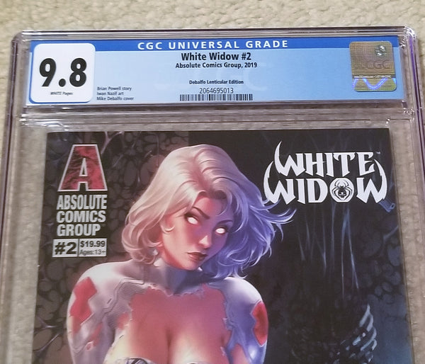 White Widow 2 Absolute Comics East Side Comics Eastside Mike Debalfo Jamie Tyndall Lenticular Variant Cover Exclusive