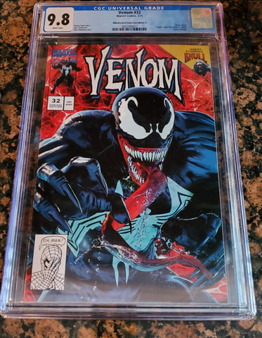 VENOM #32 CGC 9.8 MIKE MAYHEW LETHAL PROTECTOR #1 HOMAGE RED VARIANT-A