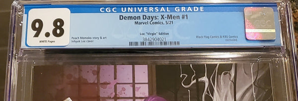 DEMON DAYS X-MEN #1 CGC 9.8 INHYUK LEE PSYLOCKE VIRGIN VARIANT-B