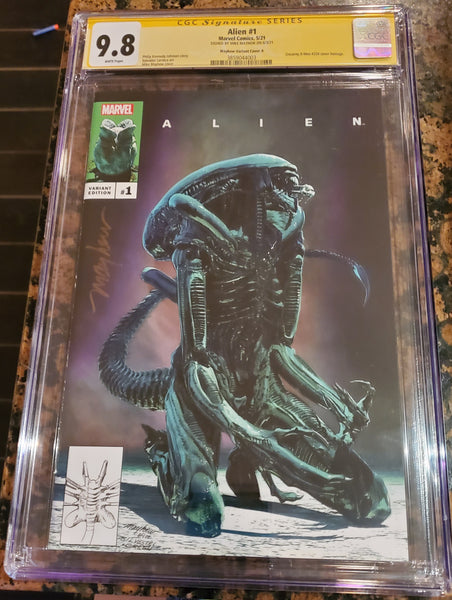 ALIEN #1 CGC SS 9.8 MIKE MAYHEW SIGNED X-MEN #234 HOMAGE TRADE VARIANT-A
