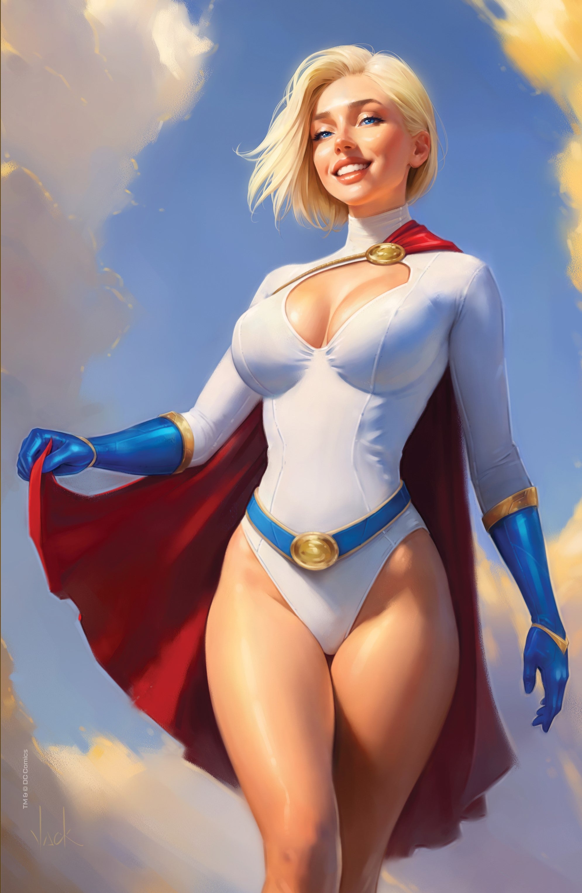 ACTION COMICS #1051 (Vol 3 selling 2023) Warren Louw Virgin Variant POWERGIRL Limited