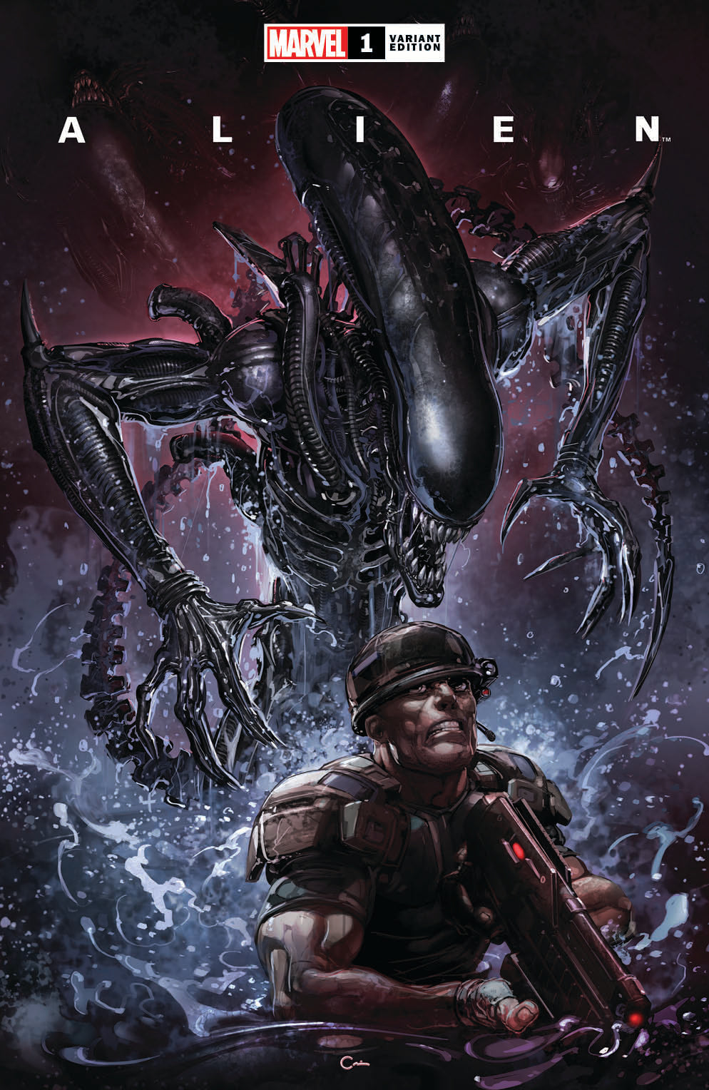 ALIEN #1 CLAYTON CRAIN EXCLUSIVE LOGO & VIRGIN VARIANTS – East