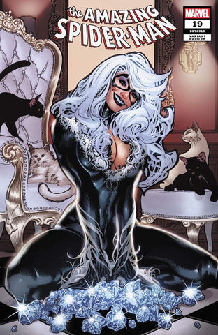 Amazing Spider-man 19 Pablo Villalobos Venom Black Cat Virgin Variant DC Comics Marvel Comics X-Men Batman East Side Comics Virgin Exclusive cgc signed ss comics