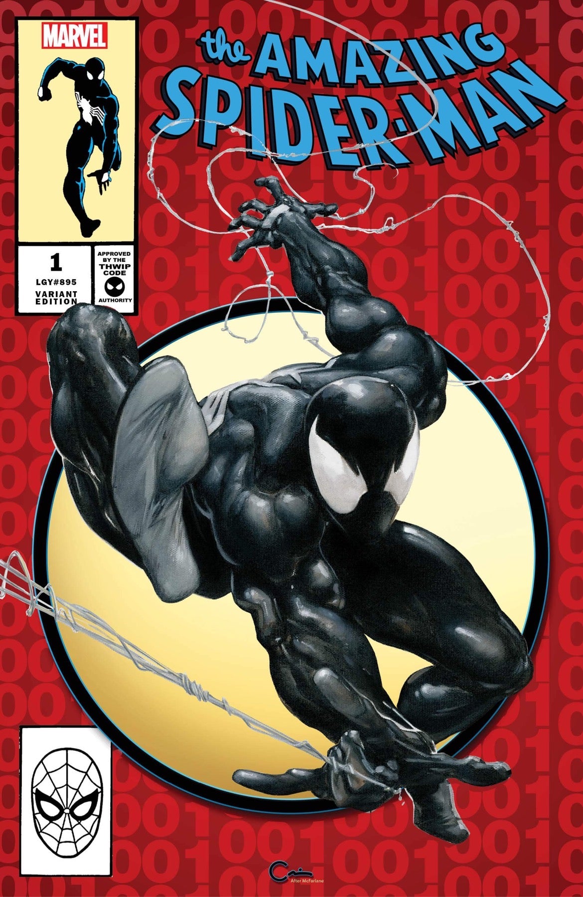 Amazing Spider-man 1 Clayton Crain Venom Spider-man Virgin Variant DC Comics Marvel Comics X-Men Batman Joker East Side Comics Virgin Exclusive cgc signed ss comics