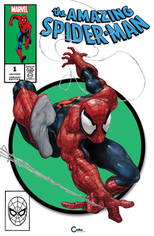 AMAZING SPIDER-MAN #1 CLAYTON CRAIN WHITE 301 HOMAGE MEGACON VARIANT-C