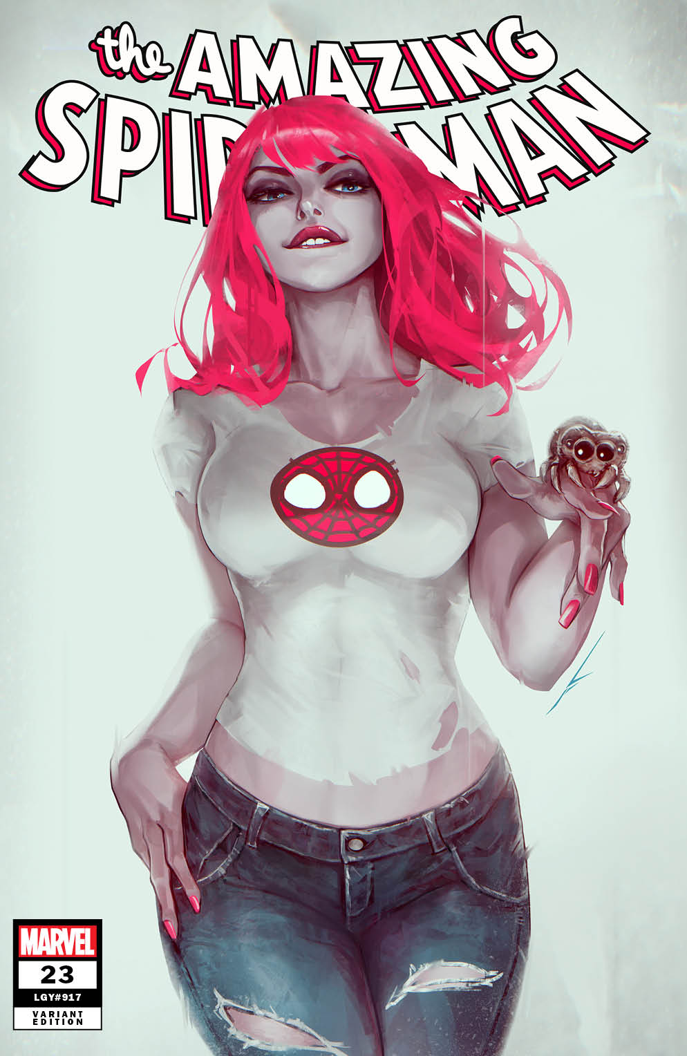 AMAZING SPIDER-MAN #23 IVAN TAO TRADE & VIRGIN VARIANT LIMITED to