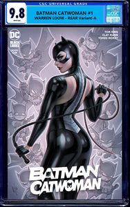 Batman Catwoman 1 Warren Louw Harley Quinn Variant DC Comics Marvel Comics Spider-man X-Men East Side Comics Virgin Exclusive cgc signed ss comics