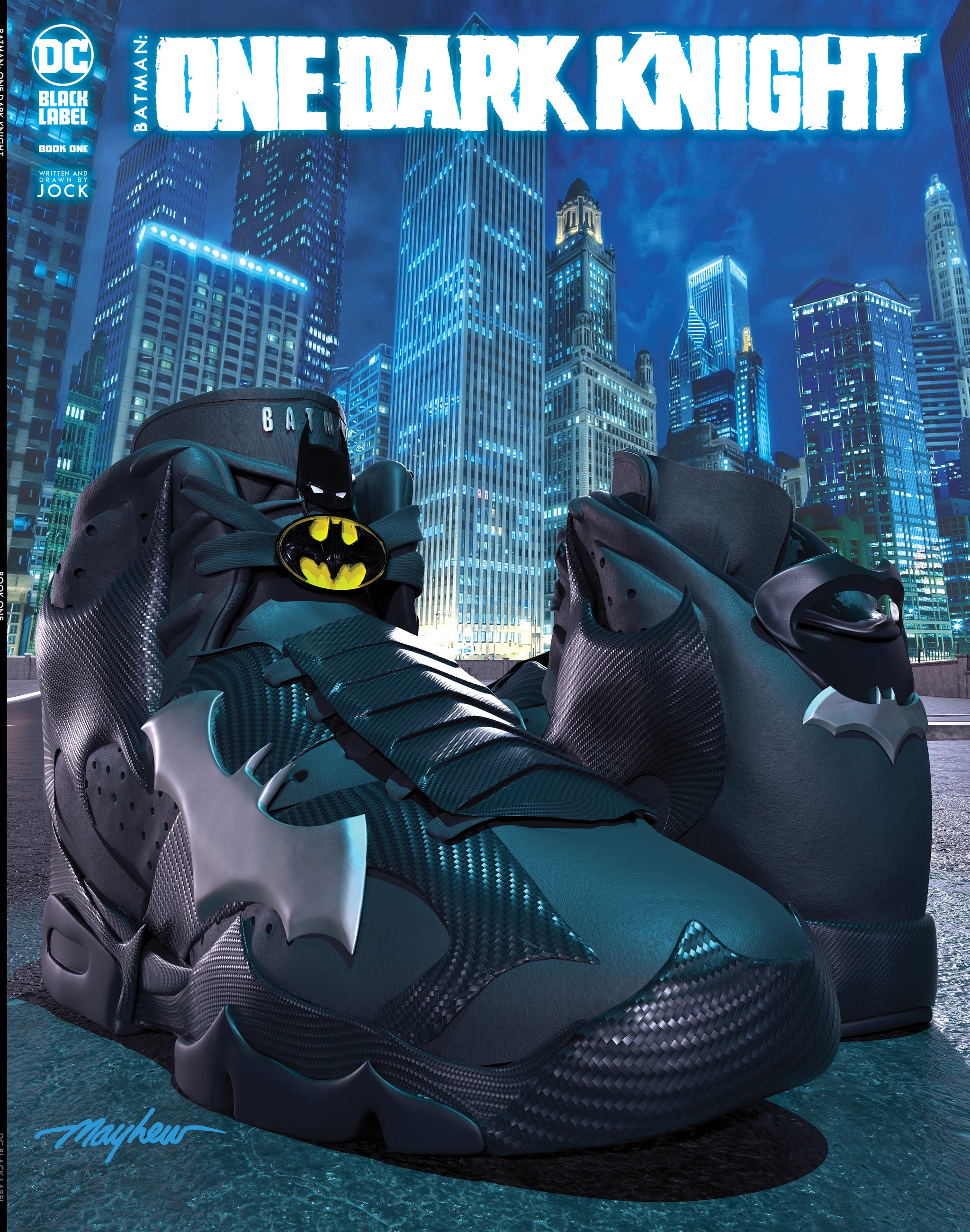 BATMAN ONE DARK KNIGHT #1 MIKE MAYHEW SNEAKER TRADE DRESS & VIRGIN VAR –  East Side Comics