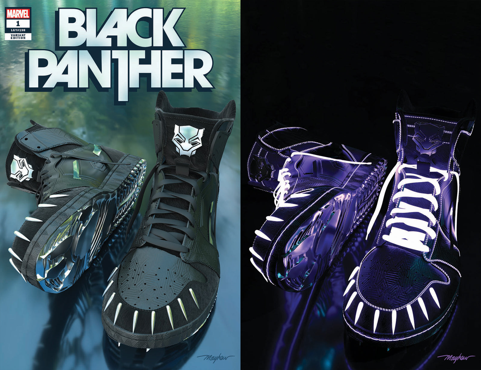 black panther custom shoes