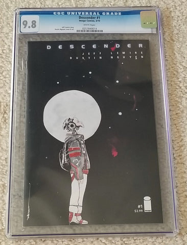 Descender 1 first printing cgc image comics jeff lemire dustin nguyen netflix  tv optioned