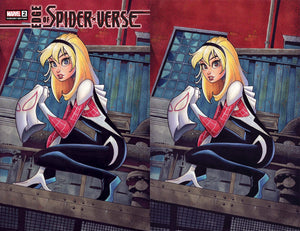 Edge of Spider-Verse 2 Chrissie Zullo Spider-Gwen Spider-man Venom Virgin Variant DC Comics Marvel Comics X-Men Batman Joker East Side Comics Virgin Exclusive cgc signed ss comics