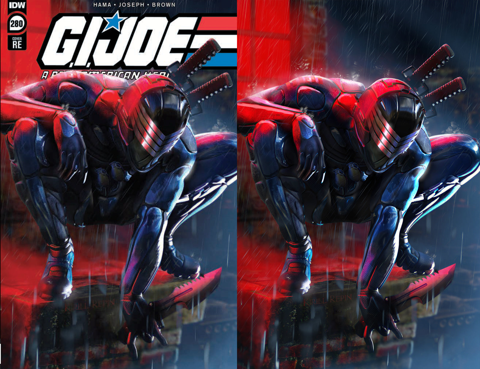 G.I. JOE #280 KIRILL REPIN SNAKE-EYES SPECIAL HOMAGE EXCLUSIVE