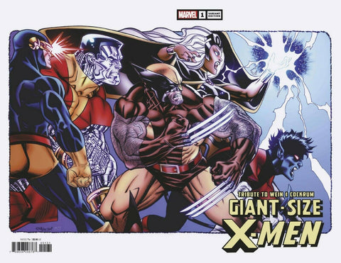 GIANT-SIZE X-MEN TRIBUTE #1 ED MCGUINESS 1:25 WRAP AROUND INCENTIVE RETAILER VARIANT