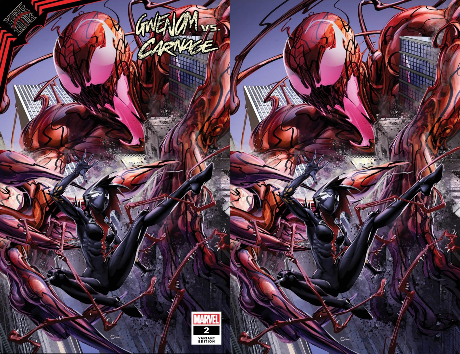 Gwenom Vs Carnage 2 1 Clayton Crain Incredible Hulk 344 Todd McFarlane Venom Amazing Spider-man Virgin Variant DC Comics Marvel Comics X-Men Batman East Side Comics Virgin Exclusive cgc signed ss comics