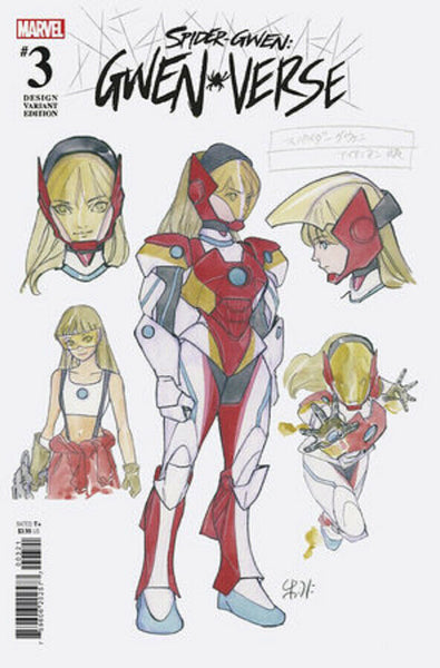 SPIDER-GWEN GWENVERSE #3 PEACH MOMOKO 1:100 DESGIN RETAILER INCENTIVE  VARIANT