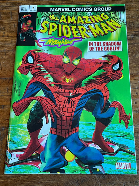AMAZING SPIDER-MAN #7 MIKE MAYHEW SIGNED EXCL WITH NUMBERED COA LIMITED TO 800 VARIANT