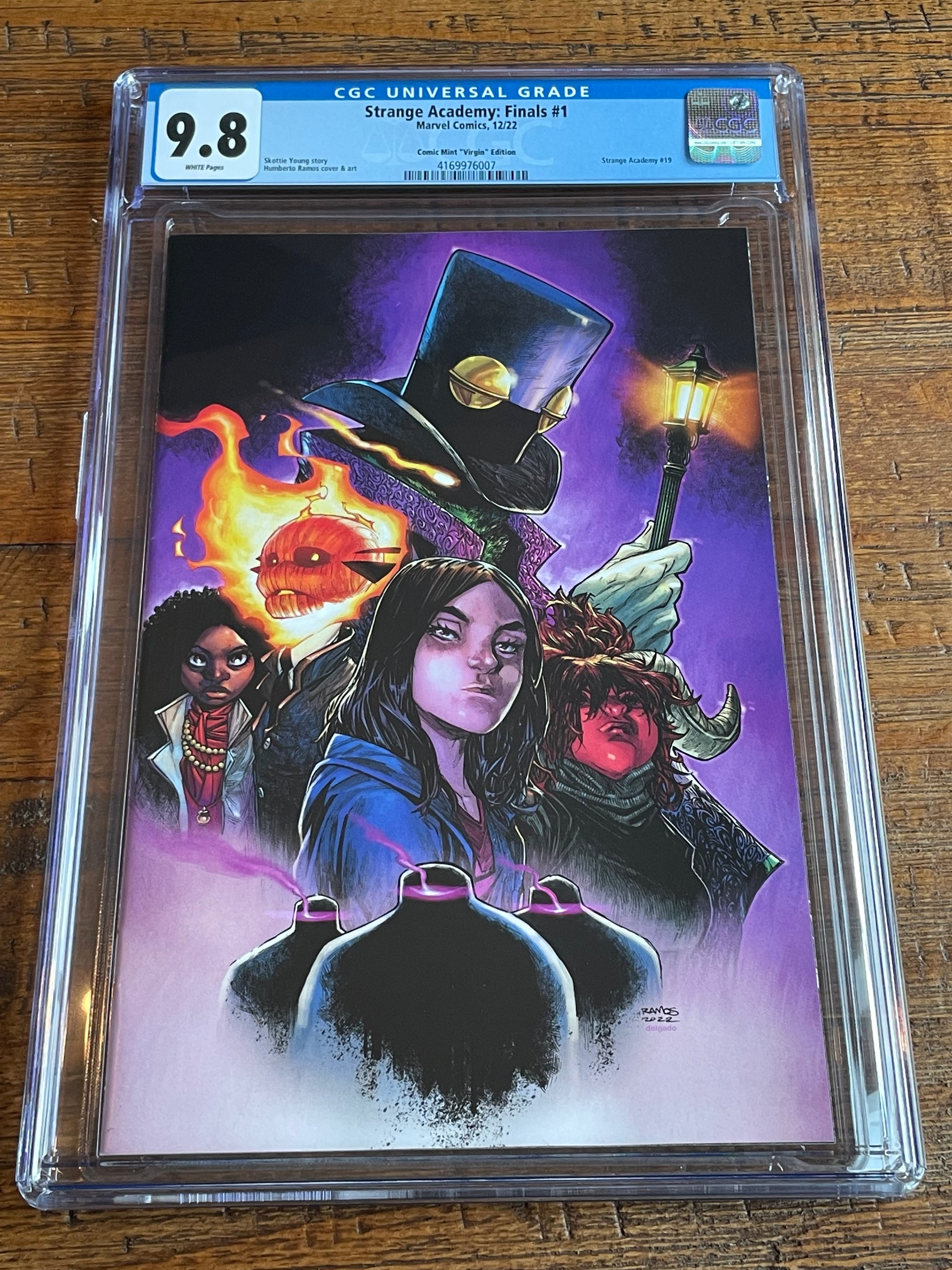 Strange Academy deals Finals 1 CGC 9.8 Humberto Ramos Virgin Variant Ltd 800 COA